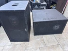 Eaw FR250Z Dual 15" Subwoofers Pair 1000 Watts W/covers #2 - Read Used. Price: $999.99.