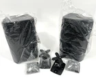 New Open Box Pair Qsc AD-S4T-BK 4" Two-way Surface Mount Loudspeaker Black. Price: $214.98.