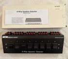 New Mcm Custom Audio 8 Way Speaker Selector Model #50-6225. Price: $75.00.