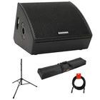 Samson RSXM10A 800W 2-WAY Active Stage Monitor (10") W/ Stand, Bag, & Cable New. Price: $459.99.