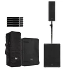Rcf Nxl 14-A Black Column Speaker 15-AX Subwoofer Pole & Covers New. Price: $4316.40.