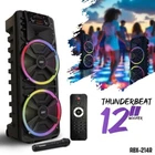 Audiobox ABX-214R Dual 12" Pa Loud Deep Bass Karaoke Speaker Includes Microphone New. Price: $224.99.