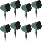 8 Jbl GSF6-GN 6.5" Landscape Ground Stake/wall Mount 70V Commercial Speakers+amp New. Price: $1772.00.