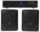 Jbl VMA2120 2-CHANNEL/RESTAURANT AMPLIFIER+(4) Black Wall Speakers New. Price: $1318.89.