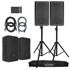 Rcf Art 915-AX Active Powered 2-WAY 15" Bluetooth Dj Pa Speakers Stands New. Price: $2567.40.