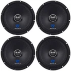 (4) Rockville RXM88 8" 500W Ohm Mid-range Drivers Speakers, Made W/kevlar Cone New. Price: $124.80.