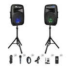 Proreck Dance Powered Dj Speaker System Portable 12-INCH 1000 Watts Bluetooth New. Price: $269.99.