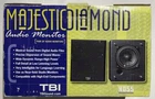 Tbi Majestic Diamond HD55 Audio Speaker Set Pro Consumer MD-1 Open. Price: $49.98.
