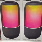 2BOOM Glow Wireless Speaker Bluetooth Illuminated Multicolor Cylinder New. Price: $45.00.
