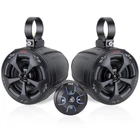Pyle 4'' Waterproof Atv Marine Speakers 800W Bluetooth Receiver PLUTV46BTA New. Price: $151.99.