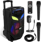 Pyle PPHP101WMB 600W Portable Bluetooth Pa Speaker System - Black Open. Price: $96.99.