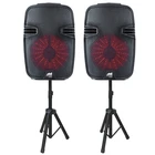 Naxa Dual 8" Bluetooth Party Speakers - Refurbished Grade Very Good. Price: $106.99.