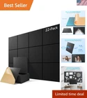 22-PACK Self-adhesive Acoustic Foam Panels 12"X12" For Soundproofing Elegance New. Price: $119.32.