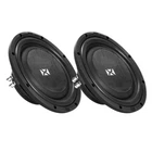 (2) Nvx SMW10D4 S-series Shallow-mount Dual 4-OHM Subwoofers New. Price: $189.98.