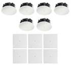 (6) Jbl Control 426LP 6.5" 70V/12-OHM Commercial Ceiling Speakers+square Grilles New. Price: $1948.96.