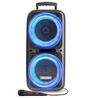 Dolphin SP-2120RBT Dual 12" Portable & Rechargeable Karaoke Party Speaker Lights New. Price: $229.00.