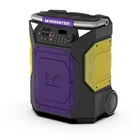 Monster Rockin Roller 360 Portable Indoor/outdoor Bluetooth Speaker -purple/gold New. Price: $239.06.