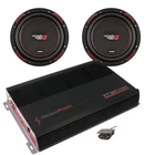 Pair 12" Cerwin Vega Woofers 1200W Each + 2000 Watt Amplifier New. Price: $400.99.