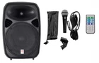 Rockville 15" 1500W Powered Dj/pa Speaker, Bluetooth, Usb/sd/fm, Wired Microphon Certified. Price: $149.95.