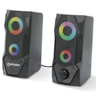 Manhattan Usb Powered Rbg Gaming Speakers Stereo 168359 - Black Open. Price: $27.13.