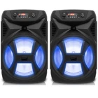 (2 Set) Technical Pro 500 Watts Portable 8" Bluetooth Speaker Woofer & Tweeter New. Price: $99.99.