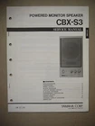 Yamaha Powered Monitor Speaker CBX-S3 Service Manual Used. Price: $8.49.