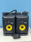Krk Rokit 5 RPG2 Powered Studio Monitor Speakers Pair In Black W/cables - Works Used. Price: $250.00.