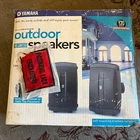 Vtg Yamaha NS-AW150 Outdoor Speakers Hifi Stereo Pair Left Right Black Open Box. Price: $99.85.