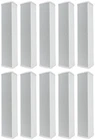 10) Rockville Wet Array 5 White Line Speakers For Church/school/auditorium New. Price: $1304.50.