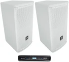 2) Jbl AC16 White 6" 640 Watt 2-WAY Ohm Passive Wall Mount Speakers+crown Amp New. Price: $1762.90.