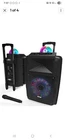 Pyle PSUFM1280B Portable Outside Speaker Dj Karaoke Machine With Fun Led Lights. Price: $86.99.