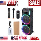 15000W Pmpo Portable Bluetooth Speaker Dual 15" Wireless Pa System Tws&mic&aux New. Price: $223.16.
