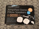 New Sound Oasis PA-100 Amplified Stereo Pillow Speakers, Work W/ Any. Price: $24.99.