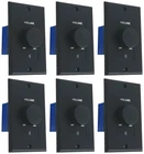 6 Rockville VOL70200 Black 200W 70V Wall Volume Controls Zone Controller Boxes New. Price: $214.95.