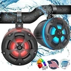 Pyle 2-WAY Dual 800W Waterproof Off-road Speakers W/rgb Lights PLUTV44BTR New. Price: $104.99.
