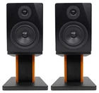 (2) Rockville APM5B 5.25" 250W Powered Usb Studio Monitor Speakers+wood Stands New. Price: $209.90.
