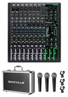 Mackie 12-CHANNEL Professional Effects Mixer W/USB+(3) Mics New. Price: $379.99.