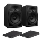 Pioneer Dj DM-50D-BT 5" Studio Monitors Bundle With Foam Isolation Pads New. Price: $289.00.