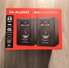 Brand New, Unopened Box. M-audio BX3 Black 3.5" Powered Studio Monitors (pair). Price: $99.98.
