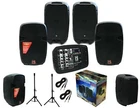 Mr. Dj 2X10" Pa 2-WAY Active Power Speaker Mixer Eq Bluetooth Usb Karaoke New. Price: $349.99.