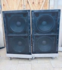 Eaw SB750F Dual 18" Sub-woofer Speakers Pair W/dollies Tested & Working Used. Price: $2199.99.