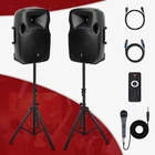 Proreck Party 12'' Powered Dj System 1000W 2-WAY Speakers Combo Set New. Price: $269.99.