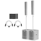 Rcf Evox 12 Wht Active Powered Portable Array Dj Speaker Systems White Pair New. Price: $4999.40.