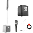 Electro-voice Evolve 30M Loudspeaker System White W/ Cover, Mic, Stand, & Cable New. Price: $1498.99.