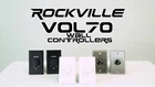 Rockville VOL7035 White 70V Wall Volume Zone Controller Box New. Price: $20.00.