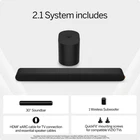 Vizio SV210M-0808 2.1 Soundbar With Wireless Subwoofer, Dolby Atmos & Dts:x, Open. Price: $83.00.