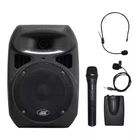 AUDIO2000'S 50W Dual Channel Portable Wireless Microphone Pa Speaker System-new. Price: $99.99.