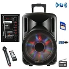 Befree 12" Portable 2500W Bluetooth Dj Party Speaker Lights Mic Warranty Used. Price: $79.99.