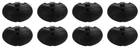 (8) Rockville D4-16 Black Dual 4" 16-OHM Swivel Outdoor Home Patio Speakers New. Price: $444.60.
