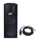 Peavey PV215 Pro Audio Dj Dual 15" Passive 1400W Speaker W/ Speakon To 1/4 Cable New. Price: $499.99.